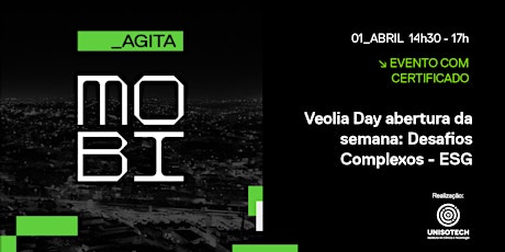 Veolia Day abertura da semana: Desafios Complexos - ESG