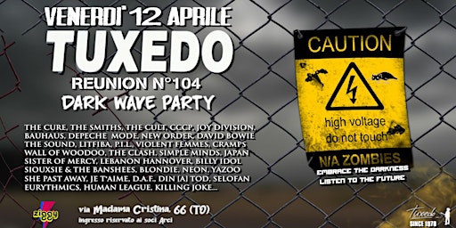 Hauptbild für TUXEDO REUNION n°104 - Darkwave Party allo Ziggy Club