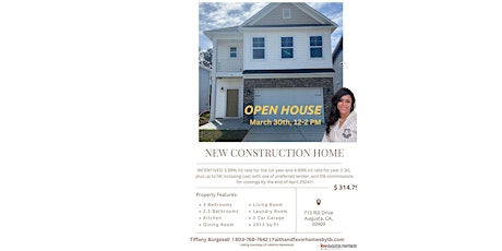 NEW CONSTRUCTION OPEN HOUSE