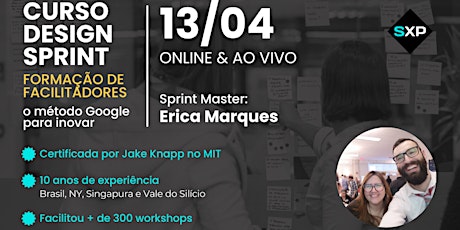 Curso Design Sprint - Formação de Facilitadores - online