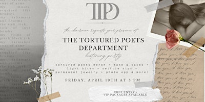 Hauptbild für The Tortured Poets Department Listening Party