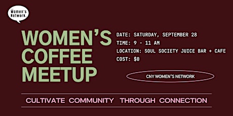Women in Biz Coffee Meetup: September 2024