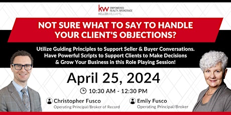 Not Sure What to Say to Handle Your Client's Objections?