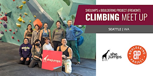 SheJumps x Bouldering Project (Fremont) | Climbing Meetup | Seattle, WA primary image