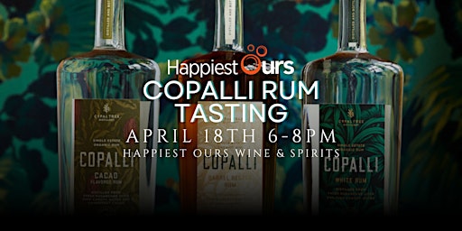 Copalli Rum Tasting - Happiest Ours primary image