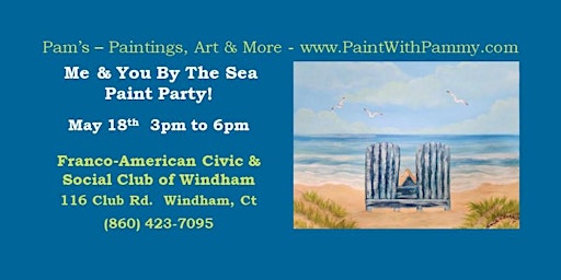 Primaire afbeelding van You and Me By the Sea Paint Party