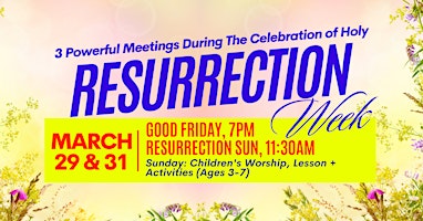 Hauptbild für Good Friday & Resurrection Sunday at Reigning Glory Church