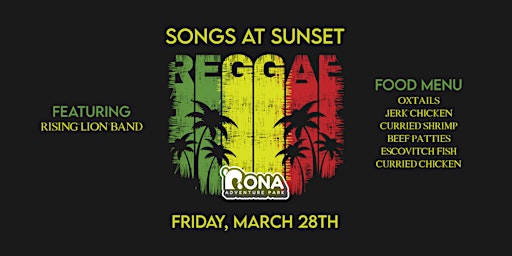 Reggae Night at Nona Adventure Park primary image