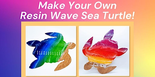 Imagen principal de Make Your Own Resin Wave Sea Turtle