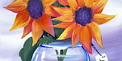 Vibrant Sunflowers - Paint and Sip by Classpop!™  primärbild