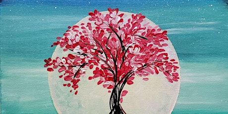 Crimson Tree Moon - Paint and Sip by Classpop!™