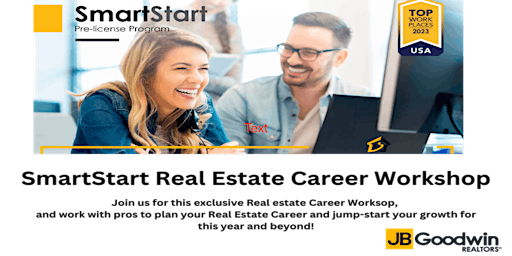 Primaire afbeelding van Smart Start Real Estate Career Workshop