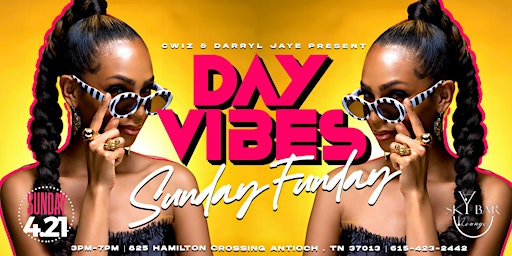 Immagine principale di Day Vibes #SundayFunday at Sky Bar & Lounge C-Wiz & Darryl Jaye 