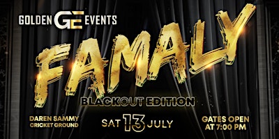 Primaire afbeelding van FAMALY (Black Out Edition) - ST. LUCIA CARNIVAL 2024