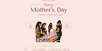 Mother's Day Candle Making primary image