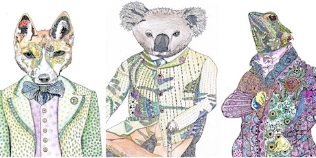 Anthropomorphic Australian Animal Drawing Crafternoon - With Zinia King