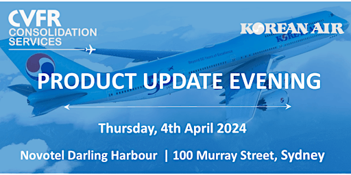 Primaire afbeelding van KOREAN AIR PRODUCT UPDATE EVENING | SYDNEY