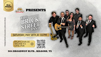 Hauptbild für The Brick Street Band performs LIVE at The Back Porch!!