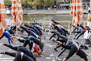 Primaire afbeelding van Afloat x Sum of Us: Pilates On The Yarra | Sat 27 April