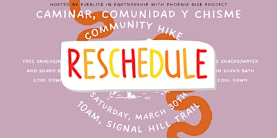 Primaire afbeelding van CAMINAR, COMUNIDAD Y CHISME - COMMUNITY HIKE