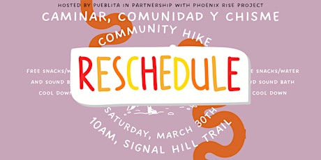 CAMINAR, COMUNIDAD Y CHISME - COMMUNITY HIKE