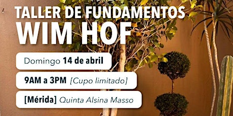 Fundamentos método WIM HOF instructor certificado Mérida Yucatán
