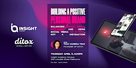 Positive Social Media Workshop: Use For Good, Self-Care & Personal Branding