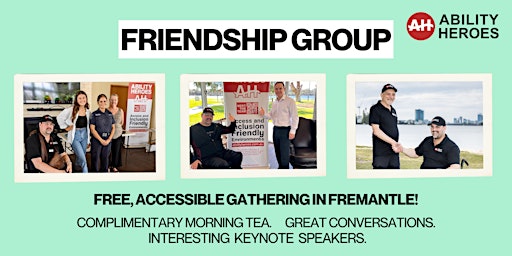 Primaire afbeelding van Ability Heroes Friendship Group in Fremantle!