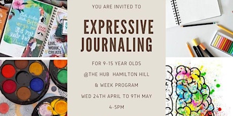 Expressive Journaling  6 Week Program for 9-15 year olds