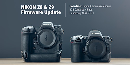 Nikon 	 Z 8 & Z 9 Firmware Update Event primary image