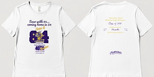 Imagen principal de T-Shirt Class of 1984 40th Reunion