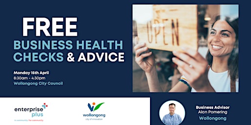 Imagem principal do evento Wollongong Business Health Checks and Advice