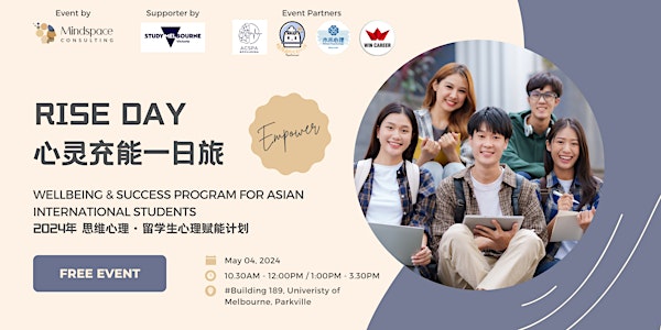 RISE DAY -  Wellbeing and Success Program for Asian International Students
