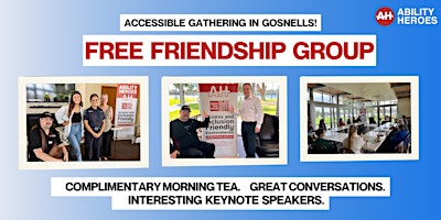 Imagem principal do evento Ability Heroes Friendship Group Meeting in Gosnells!