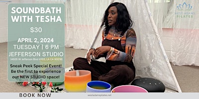 Imagem principal do evento Soundbath with Tesha (Sneak Peak Special Event)