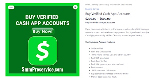 Imagen principal de online business Buy Verified Cash App Accounts