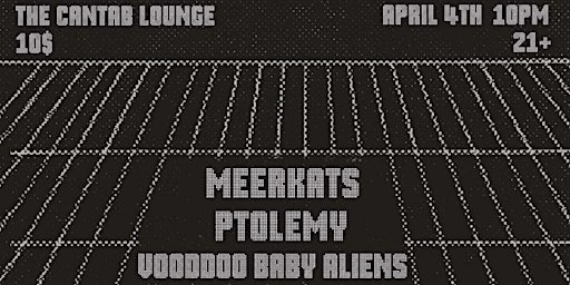 Primaire afbeelding van Meerkats, Ptolemy, and Voodoo Baby Aliens!!