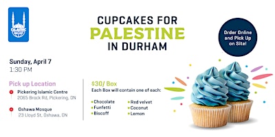 Cupcakes for Palestine in Durham primary image