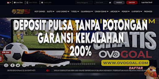 Primaire afbeelding van TIGERSLOT168 Login Daftar Bonus New Member 100 Garansi Kekalahan TIGERSLOT1