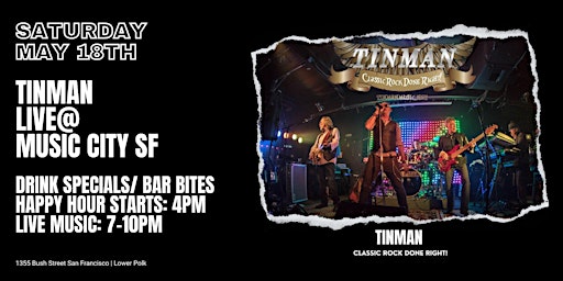 Hauptbild für TinMan-Classic Rock Covers