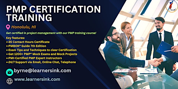 PMP Exam Prep Certification Training  Courses in Honolulu, HI