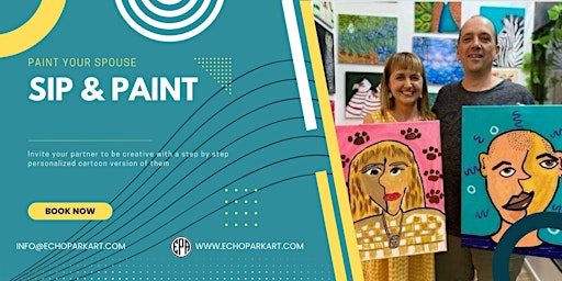 Imagem principal do evento Sip & Paint your Partner, Friend or Spouse