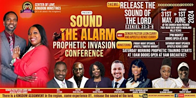 Imagem principal do evento Sound The Alarm Prophetic Invasion Conference