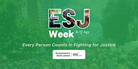 Hauptbild für Zero-Waste Living  Workshop: MSA ESJ Week