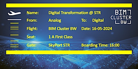 BIM Cluster BW - Digital Transformation @ STR