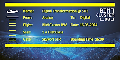 Imagem principal do evento BIM Cluster BW - Digital Transformation @ STR