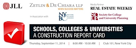 Schools, Colleges and Universities: A Construction Report Card primary image