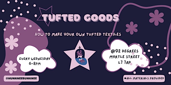 Tufted Goods- Make your own tufted textiles