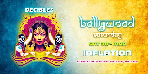 Bollywood Saturday Night at Inflation, Melbourne primary image