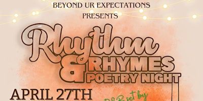 Imagem principal do evento Rhythm & Rhymes Poetry Night